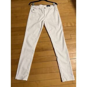 AG Legging Ankle White Skinny Jeans - Size 27
